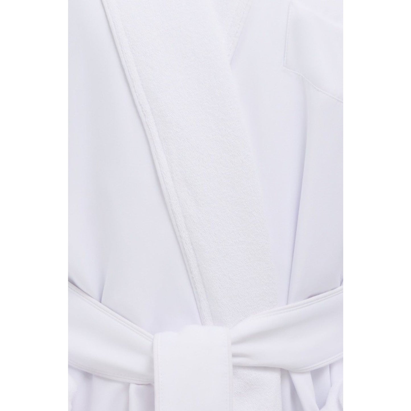 Monarch Cypress Microfiber Shawl Robe Lined In Terry Size X-Large in White