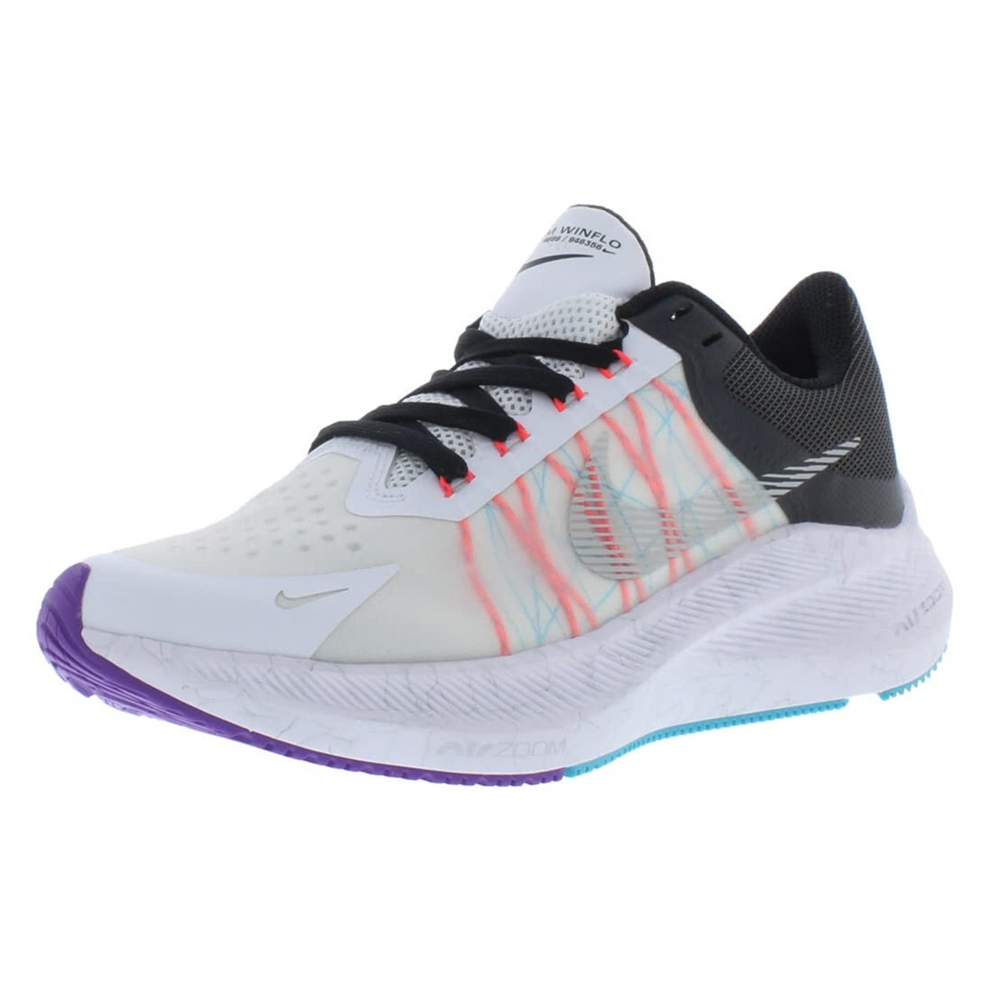 Nike Womens Zoom Winflo 8 Beige White Running Shoes Sneakers Size 7