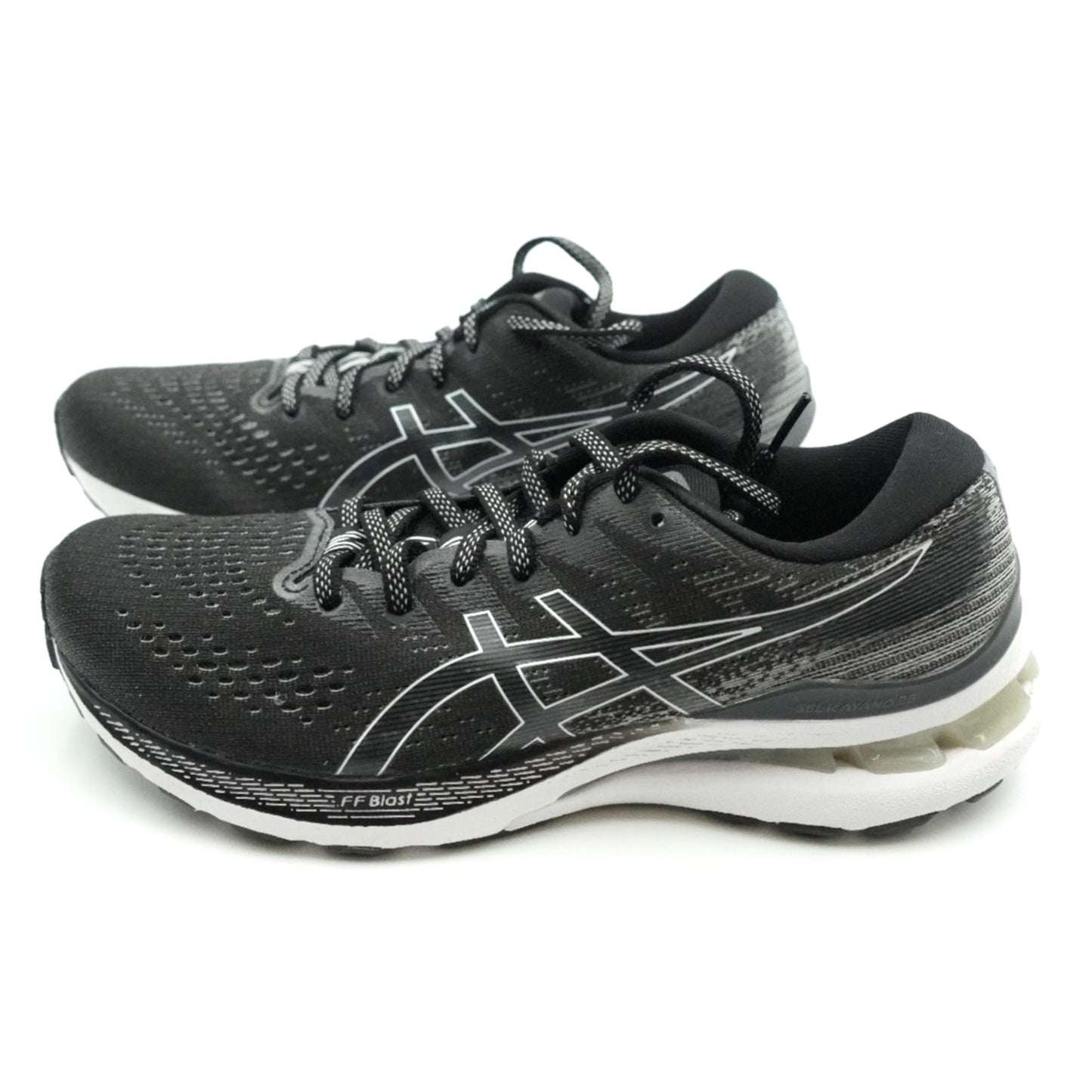Asics Women's Gel Kayano 28 Running Shoes Black/White 9 M Preowned