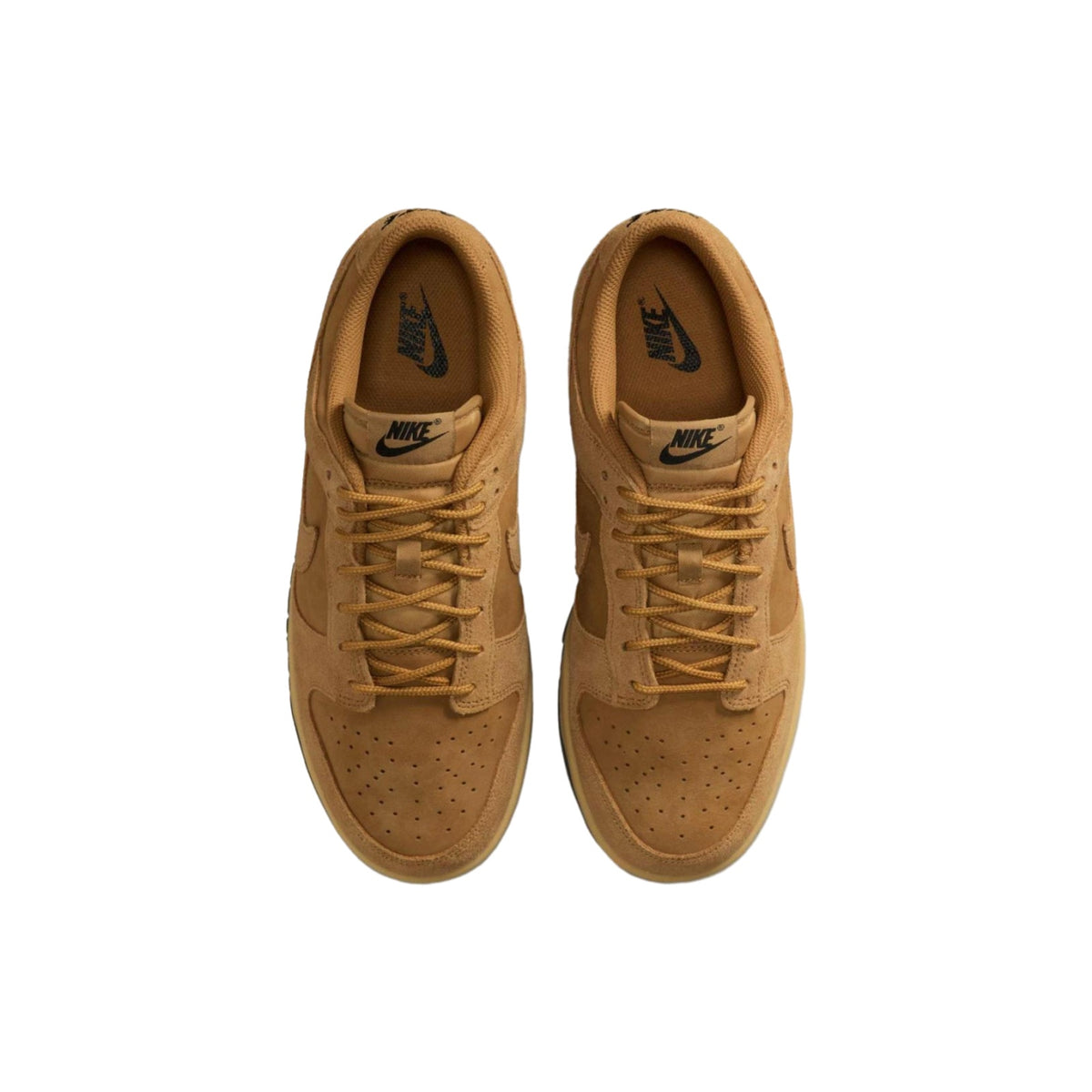 Nike Dunk Low Retro SE Men’s Sneaker Wheat/Black Leather Lace-Up Size 10.5 Men