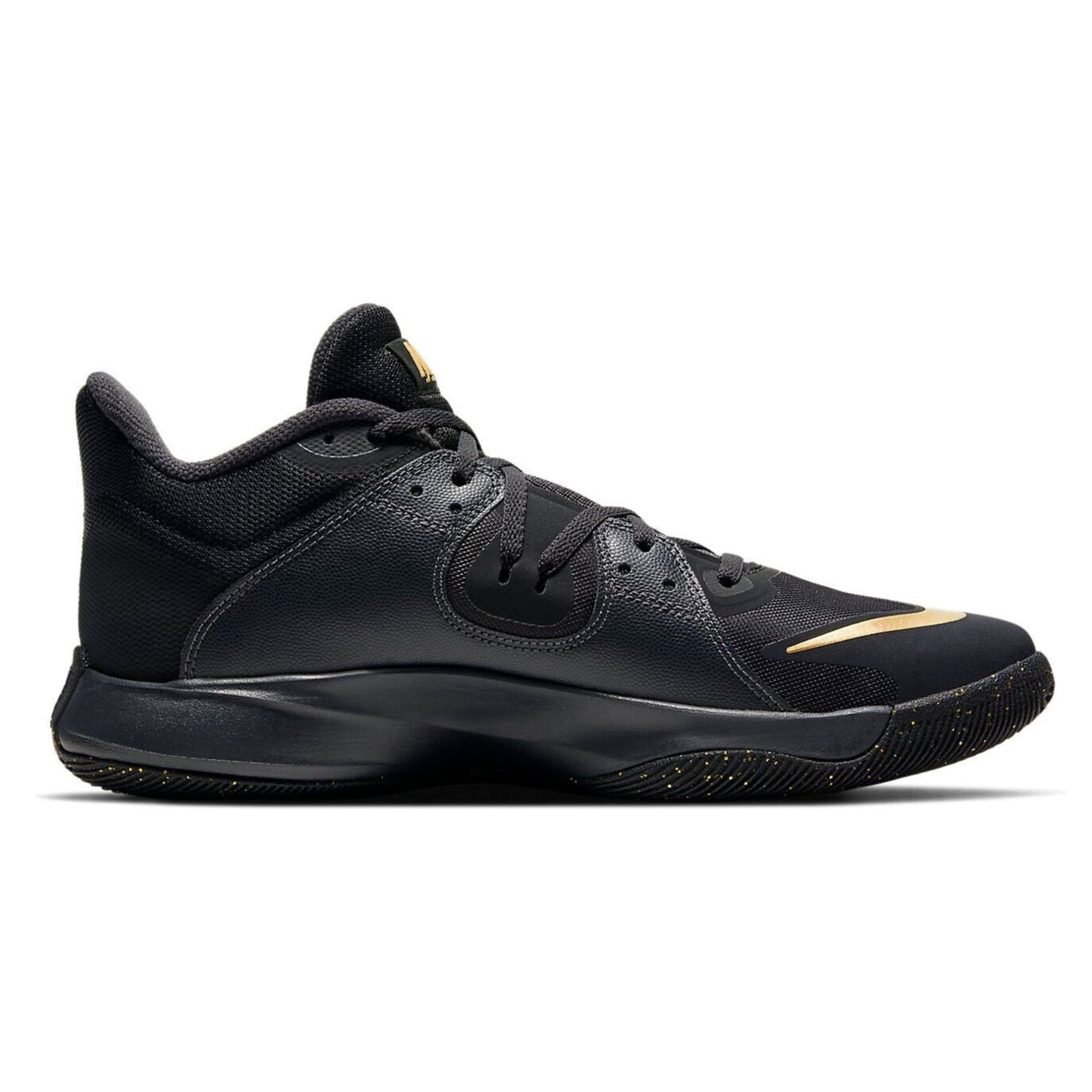 Nike Fly.By Men's Basketball Shoes Mid Black/Gold CD0189 004 Size 9 US