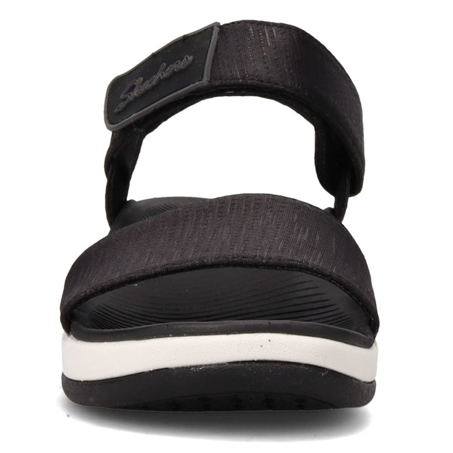Skechers Women's Vegan Arch Fit Sunshine Sandal Black Size 9 M