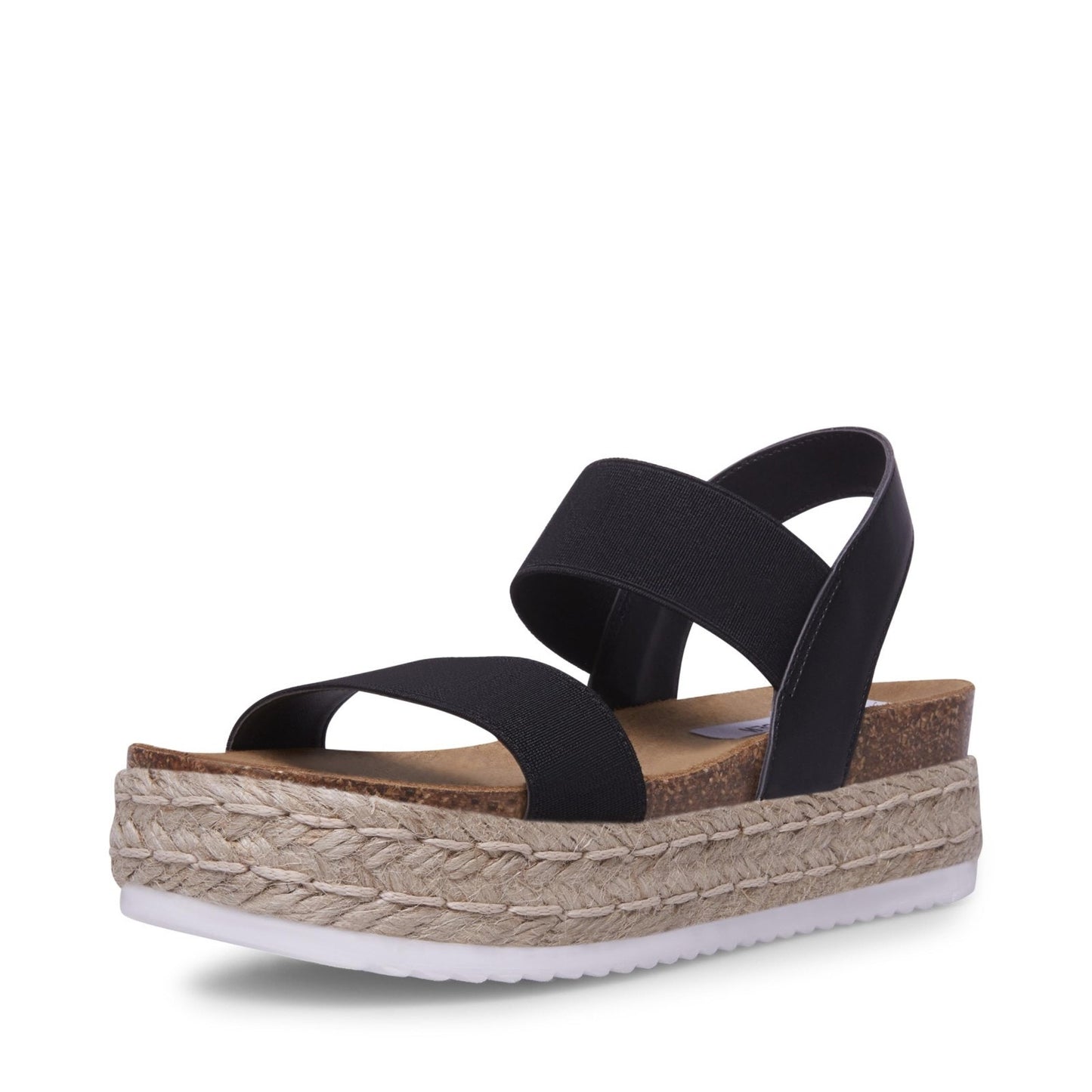 Steve Madden Jaklin Platform Slide Sandals Black Women's Size 8 M