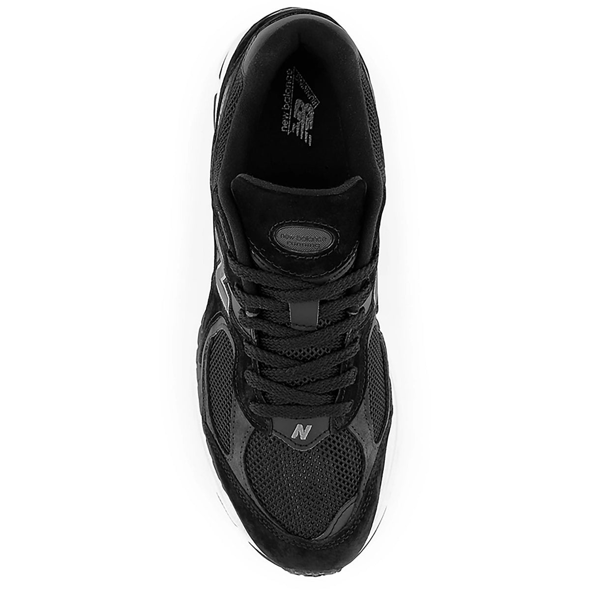 New Balance 2002R Mens Running Shoes Black / White Size 12