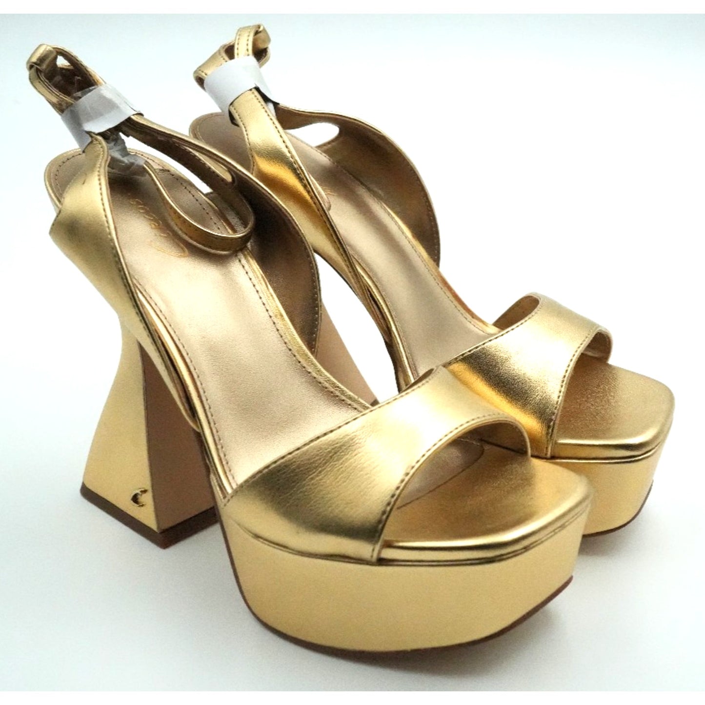 Circus NY by Sam Edelman Women's Alisa Gold Heeled Sandals Size 8.5 M