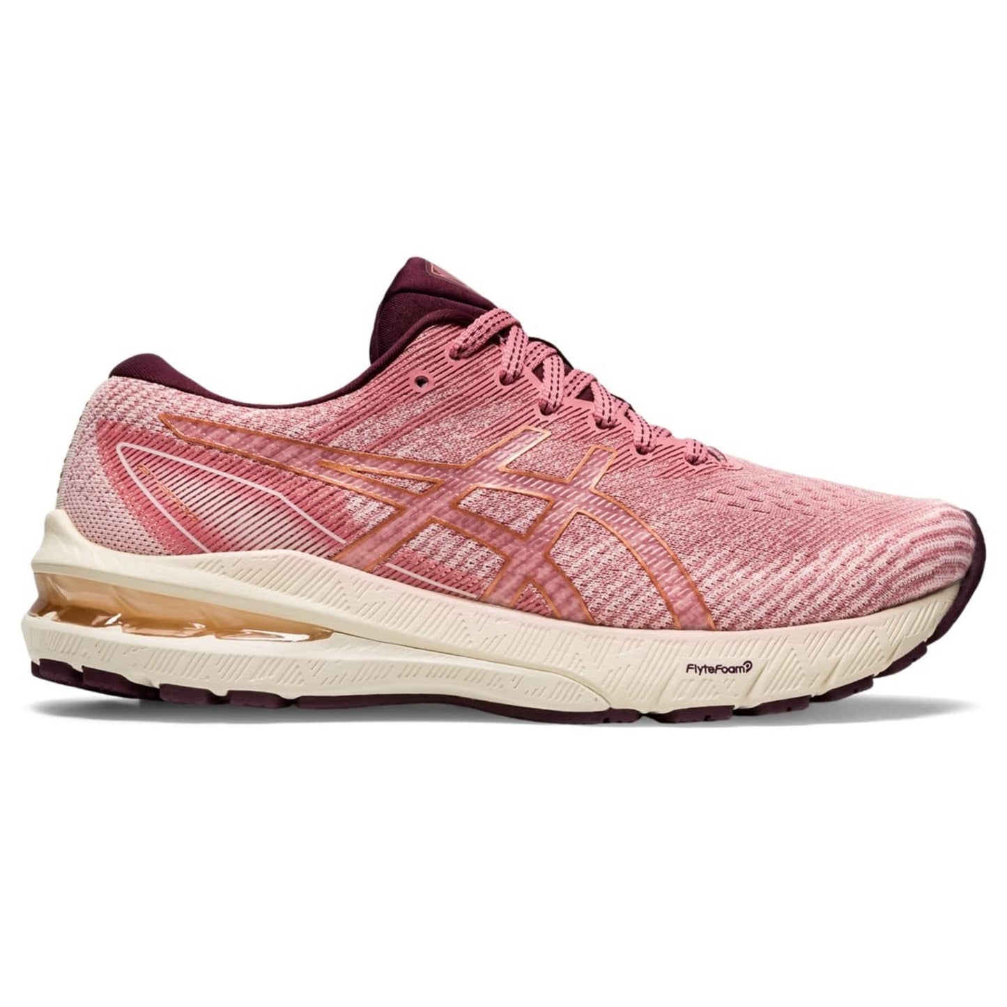 ASICS Women's GT-2000 10 Running Shoes, Smokey Rose/Pure Bronze Size 9.5 M