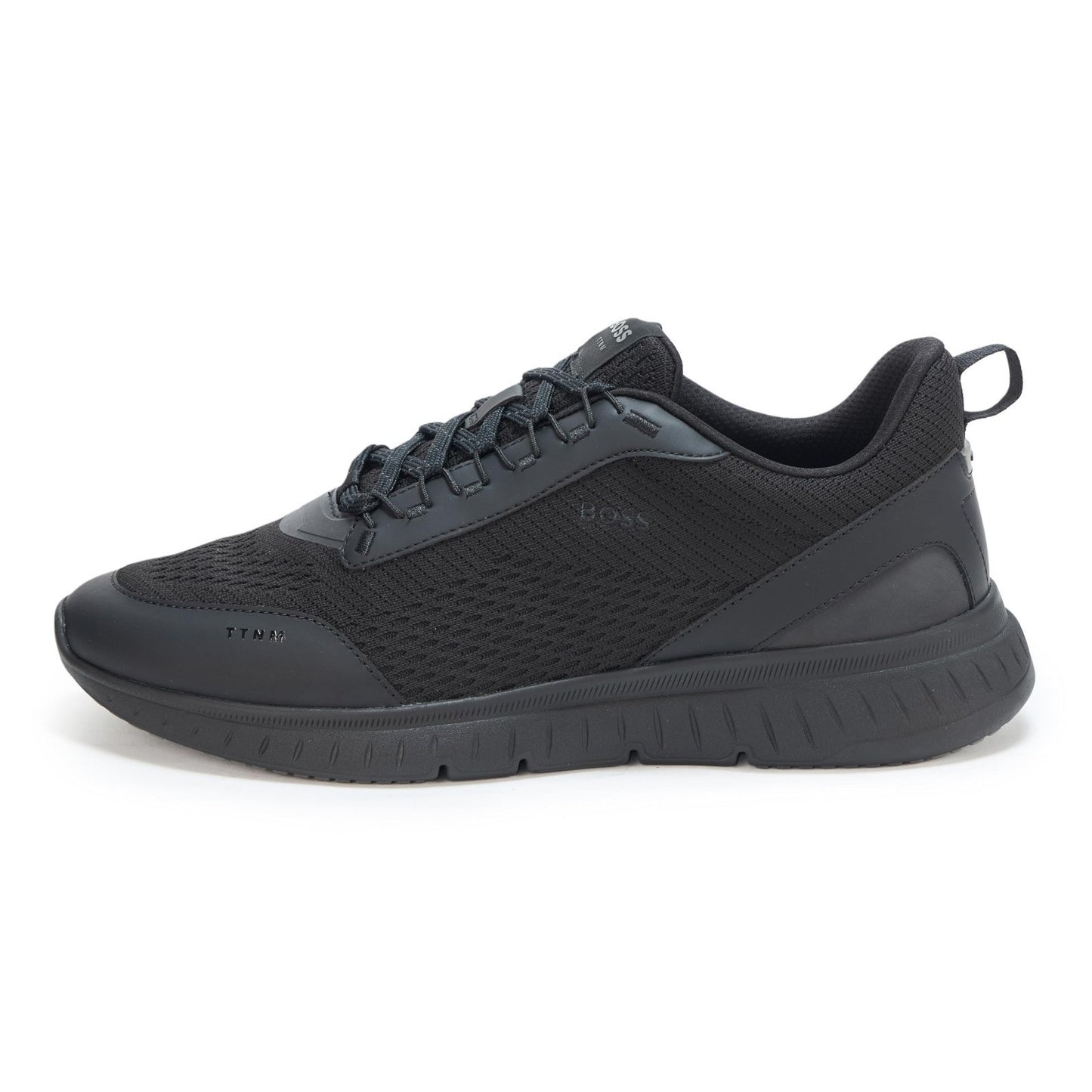 HUGO BOSS SHOES BLACK TTNM EVO RUNN LTNYMN 50557828005 size 9 M