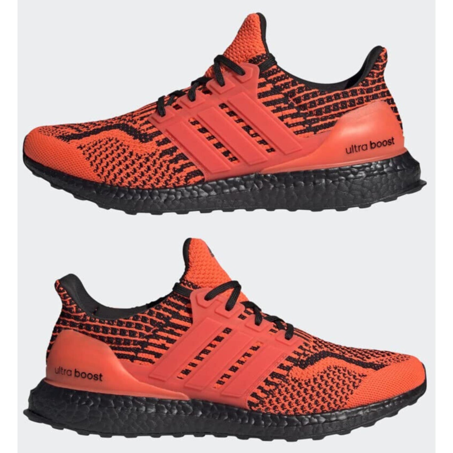 adidas Mens UltraBoost 5.0 DNA Running Shoes Solar Red/Black 9 M