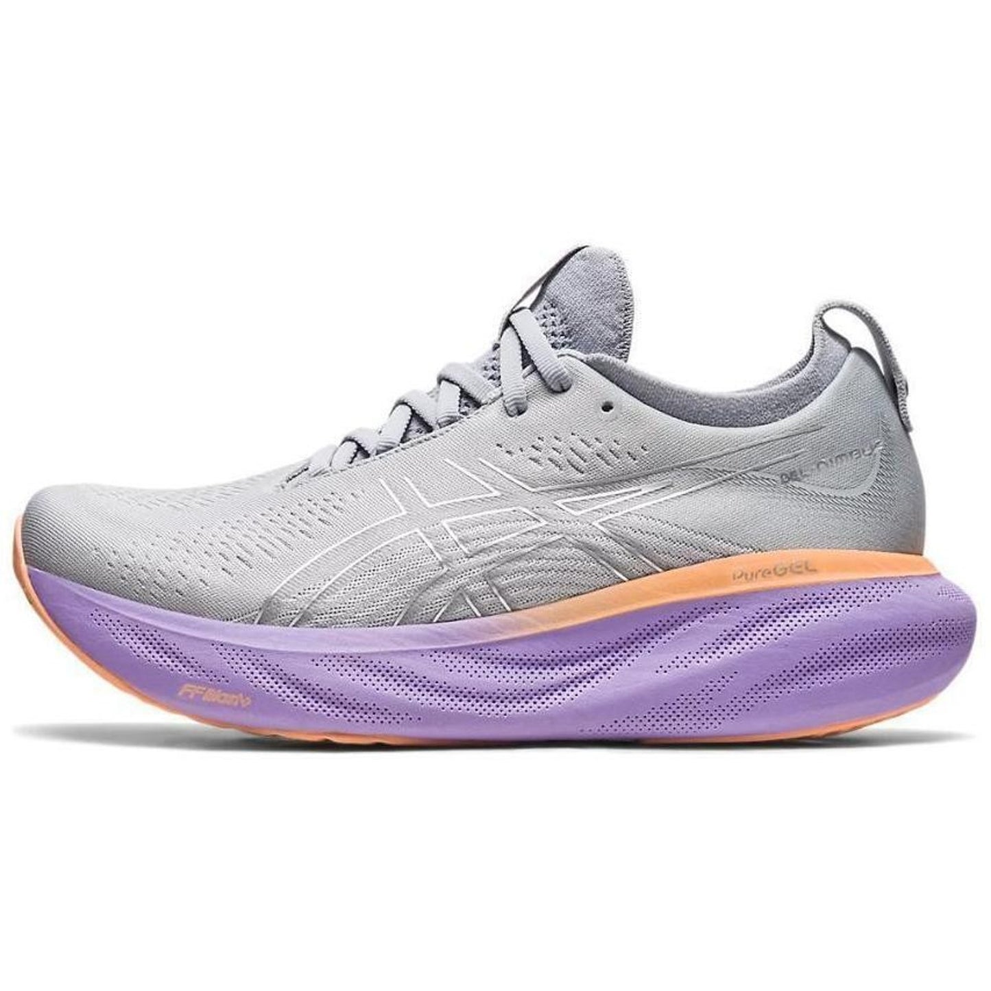 Asics Women's Gel-Nimbus 25 Piedmont Grey/Pure Silver 1012B356 Size 6.5 M