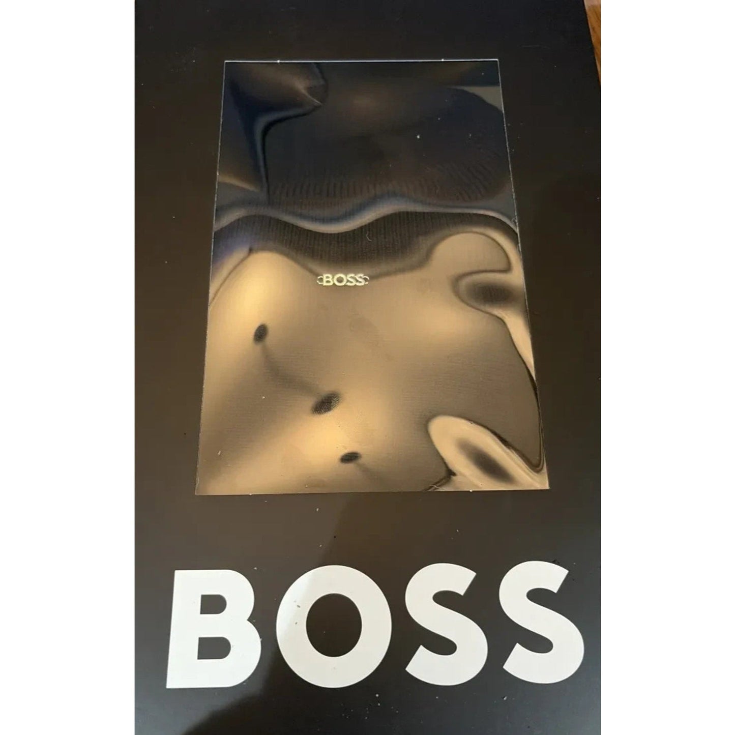 BOSS, Liviliana Set Wool Blend Hat and Scarf , pitch black, One Size HUGO BOSS