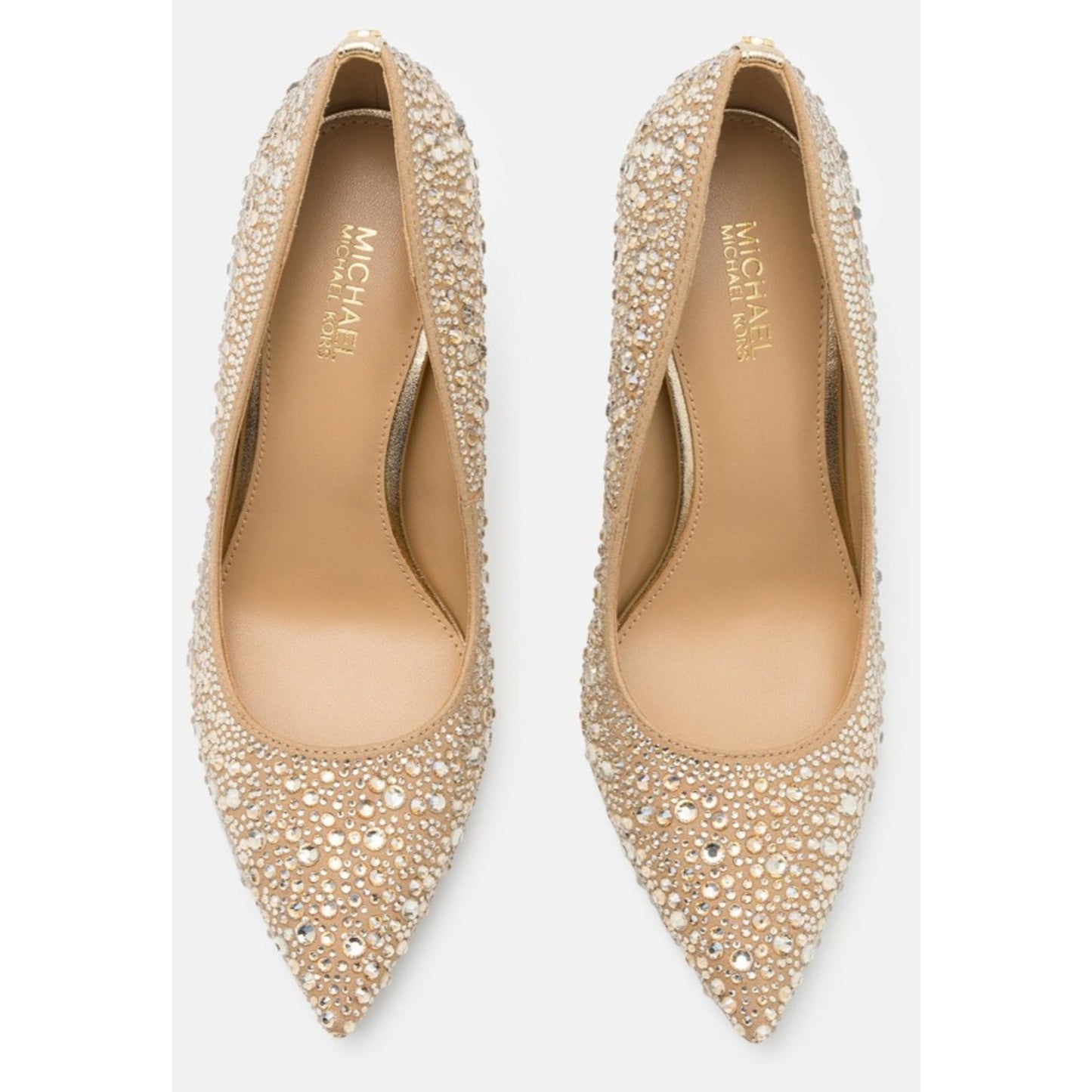 Michael Kors Alina Flex High Pump Women's High Heel Pale Gold 6.5 M