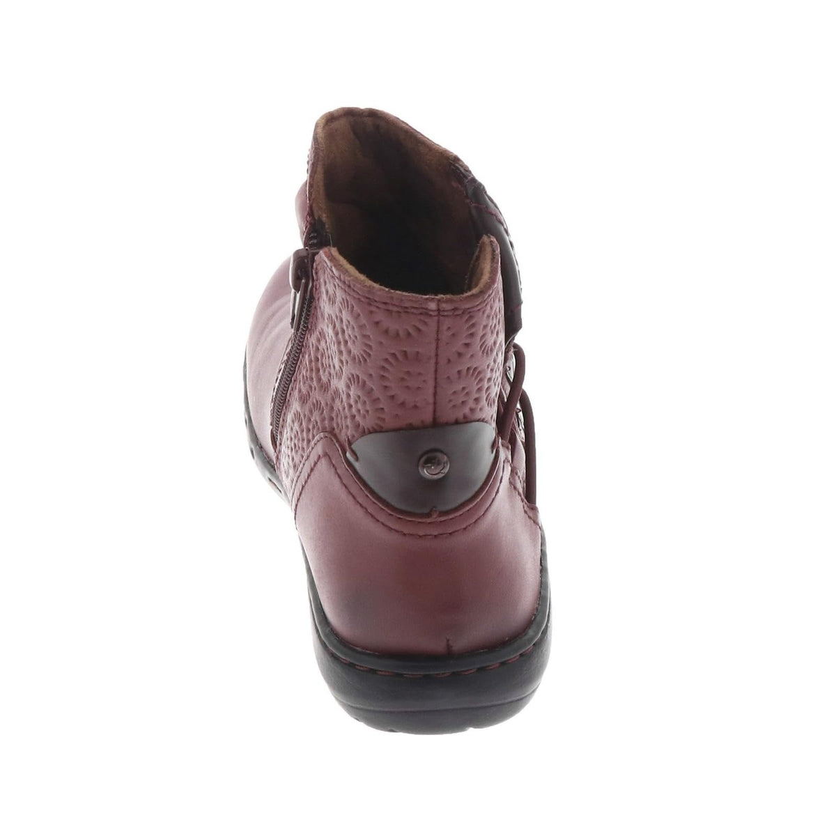 Cobb Hill Penfield Ruch Women's Ankle Boot Red Leather Size 9 M