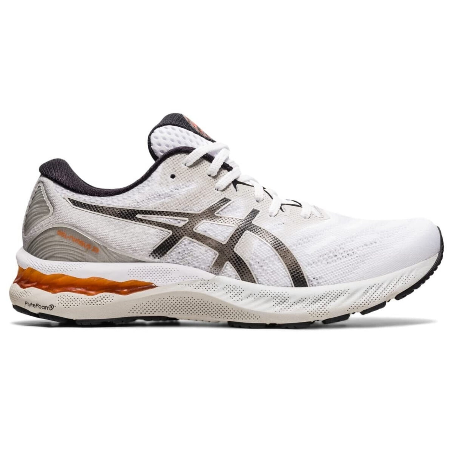 ASICS Men's Gel-Nimbus 23 Running Shoes, White/Oyster Grey 10 M US