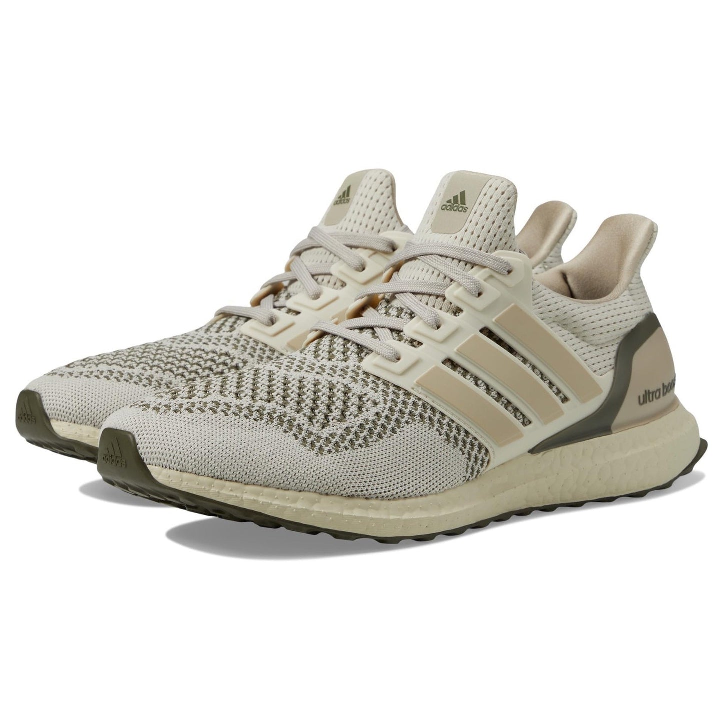 Adidas Men's Ultraboost 1.0 Running Shoes Alumina/Wonder Beige/Olive Strata 14 M