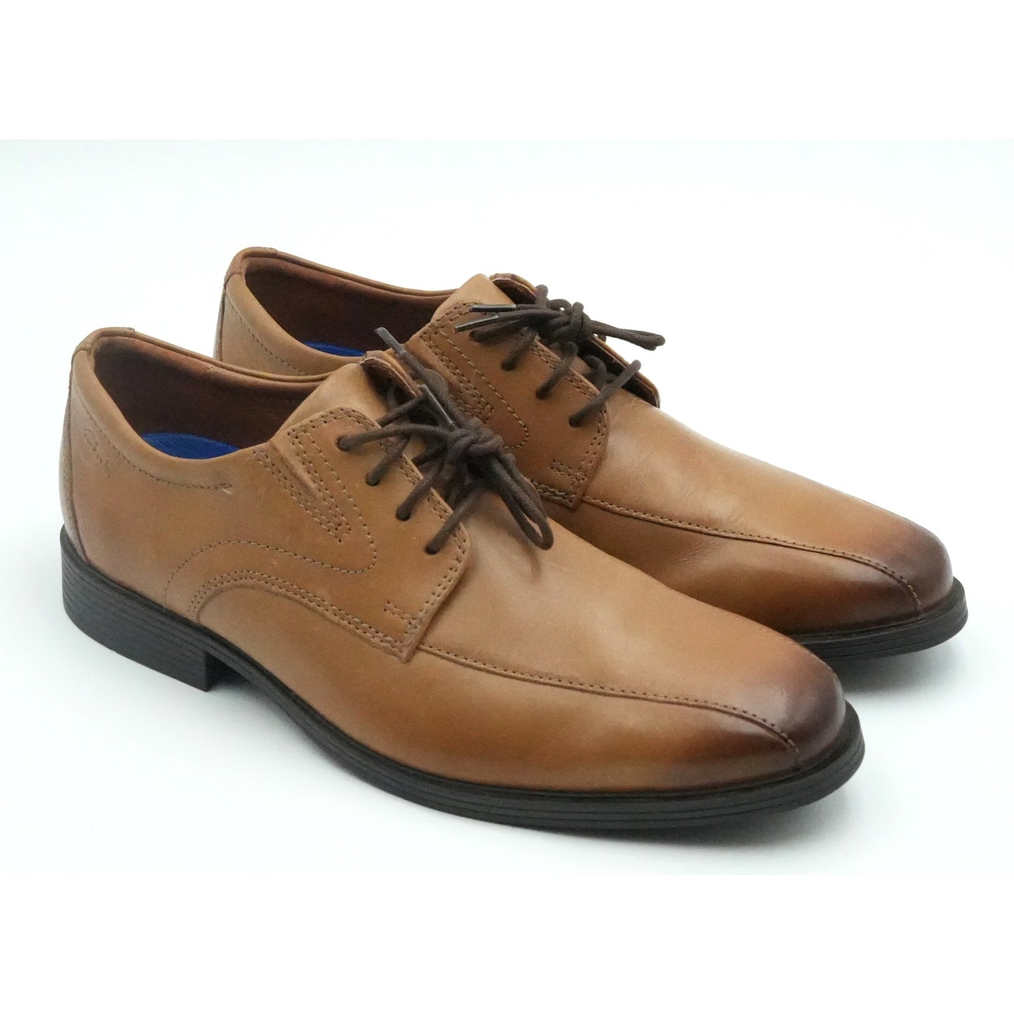 Clarks Whiddon Step Loafers Men's Shoes Brown Leather US 8 M