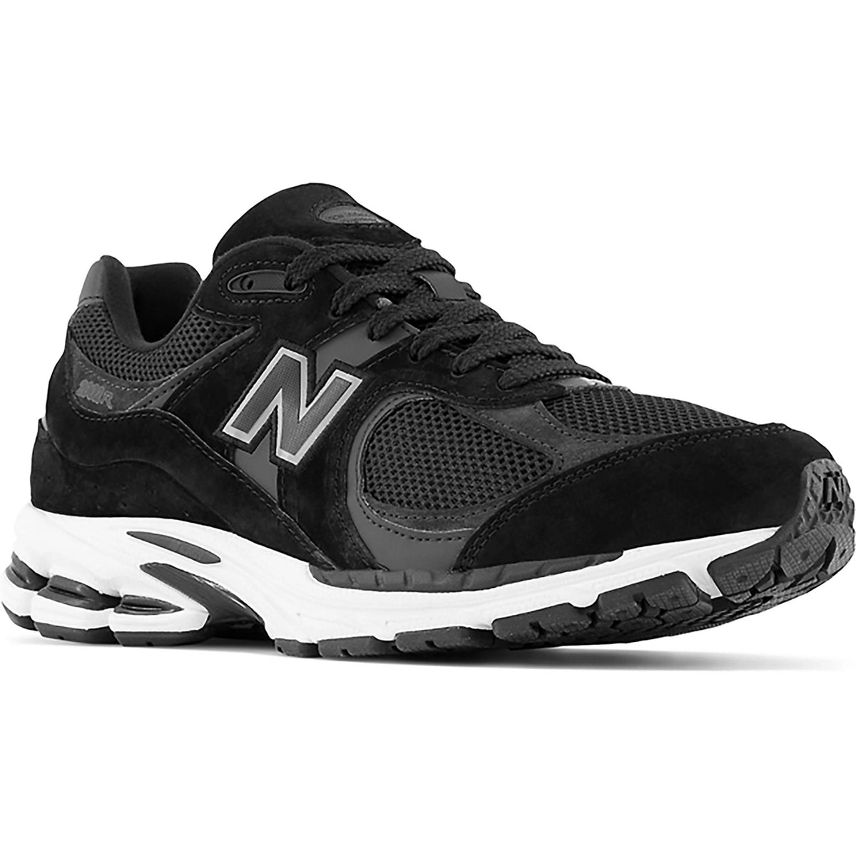 New Balance 2002R Mens Running Shoes Black / White Size 12