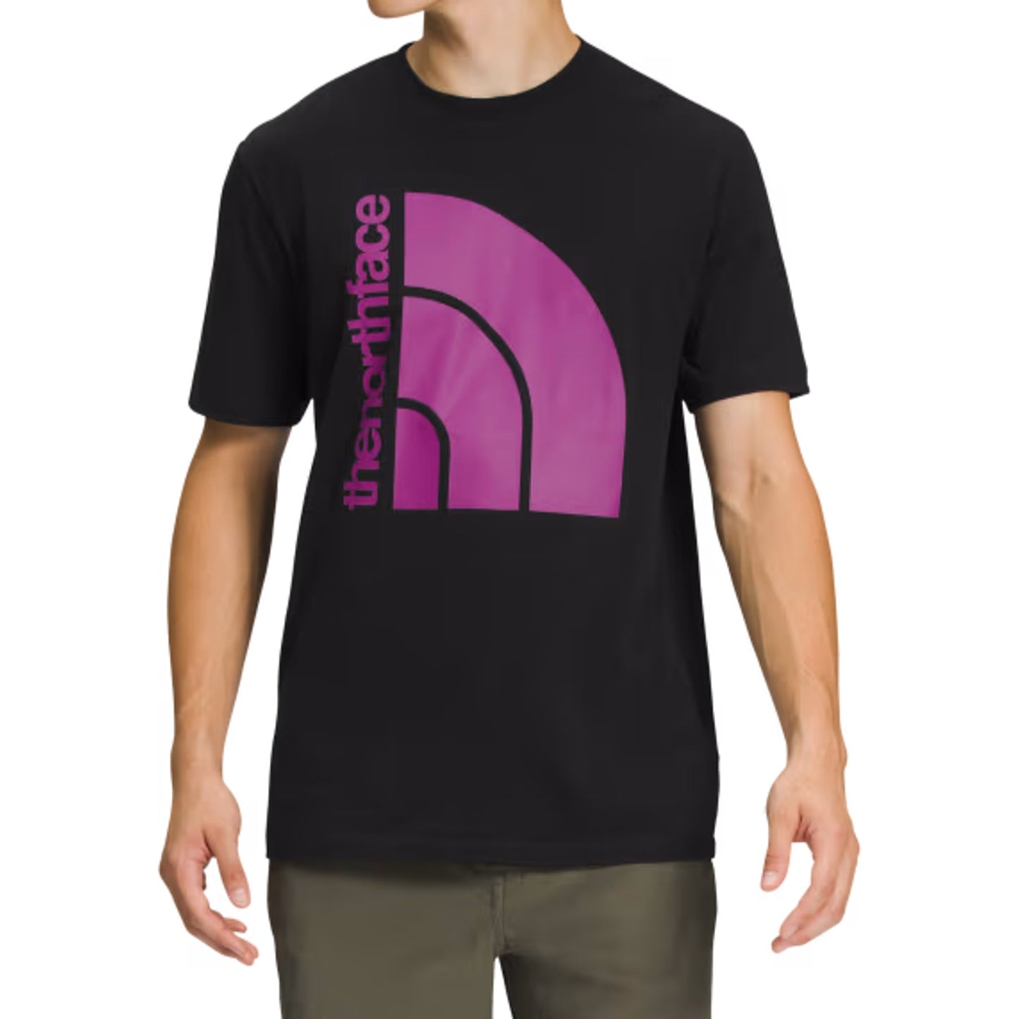 The North Face Mens Shirt Box Logo T-Shirt - Tnf Purple Black - X Small NWT