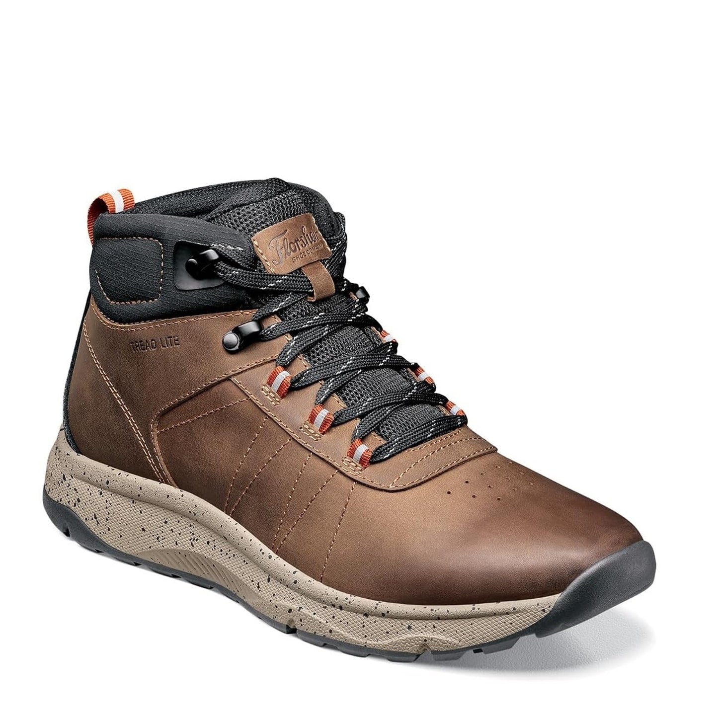 Florsheim Tread Lite Plain Toe Hiker Boot Brown Crazy Horse/Mesh 12 M