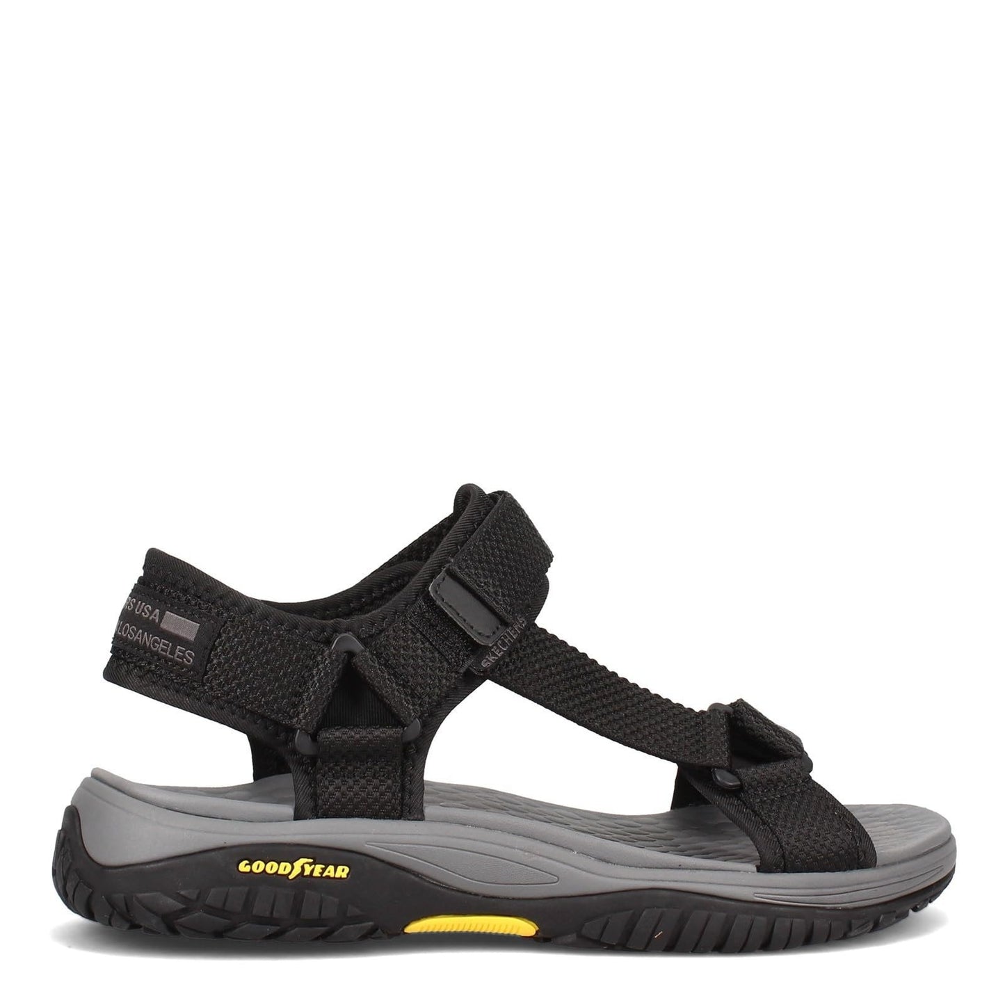 Skechers LOMELL-RIP Tide Men's Open Toe Sandal, Black, 12