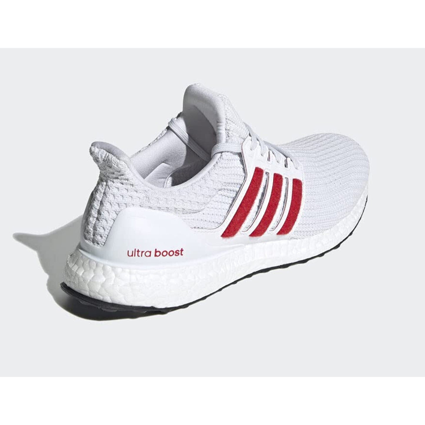 Adidas Ultraboost 4.0 DNA Men's Shoes Color: Footwear White/Silver/RED Size 11