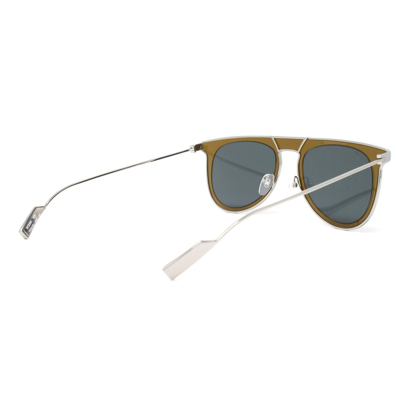 Salvatore Ferragamo Sunglasses SF209SM - Olive Green/ Blue 53-19-145 Salvatore Ferragamo